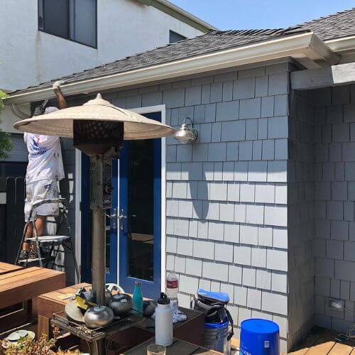 Exterior Painting Blue